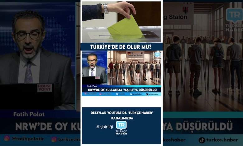 Almanya NRW’de Oy Kullanma Yaşı 16 Oldu! Türkiye’de de Olur mu? Almanya NRW’de Oy Kullanma Yaşı 16 Oldu! Türkiye’de de Olur mu?
