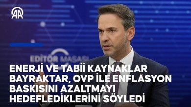 Enerji ve Tabii Kaynaklar Bakanı Bayraktar, AA Editör Masası’nda soruları yanıtlıyor Enerji ve Tabii Kaynaklar Bakanı Bayraktar, AA Editör Masası’nda soruları yanıtlıyor