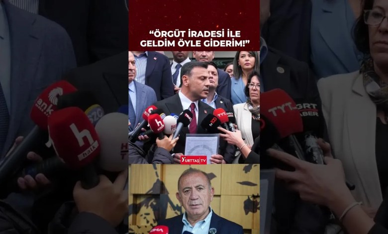 Özgür Çelik’ten Gürsel Tekin’e cevap: Ben örgüt iradesi ile geldim örgüt iradesi ile giderim! Özgür Çelik’ten Gürsel Tekin’e cevap: Ben örgüt iradesi ile geldim örgüt iradesi ile giderim!