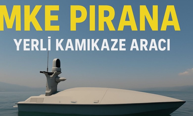 MKE’den yeni kamikaze insansız deniz aracı: PİRANA MKE’den yeni kamikaze insansız deniz aracı: PİRANA