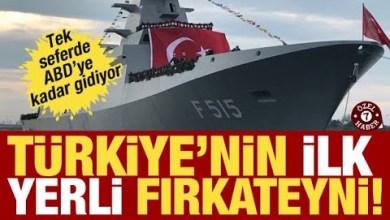 Türkiye’nin İlk Yerli Fırkateyni: TCG İstanbul! Tek seferde ABD’ye kadar gidiyor… Türkiye’nin İlk Yerli Fırkateyni: TCG İstanbul! Tek seferde ABD’ye kadar gidiyor…