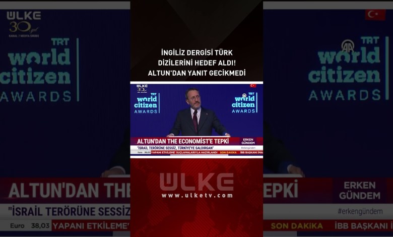 İngiliz Dergisi Türk Dizilerini Hedef Aldı! Altun’dan Yanıt Gecikmedi #shorts İngiliz Dergisi Türk Dizilerini Hedef Aldı! Altun’dan Yanıt Gecikmedi #shorts