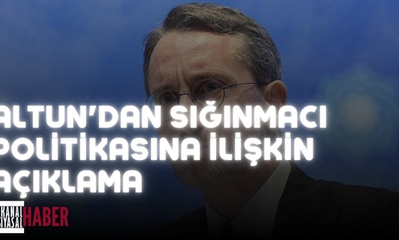 Altun’dan Sığınmacı Politikasına İlişkin Açıklama #ulaştırmabakanlığı #sığınmacılar #türkiye Altun’dan Sığınmacı Politikasına İlişkin Açıklama #ulaştırmabakanlığı #sığınmacılar #türkiye