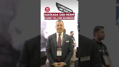 Dakikada 1200 mermi! CANiK Falcon sahnede! Dakikada 1200 mermi! CANiK Falcon sahnede!