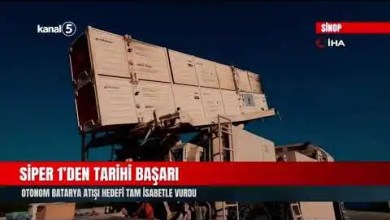 SİPER 1’den tarihi başarı | Otonom batarya atışı hedefi tam isabetle vurdu SİPER 1’den tarihi başarı | Otonom batarya atışı hedefi tam isabetle vurdu
