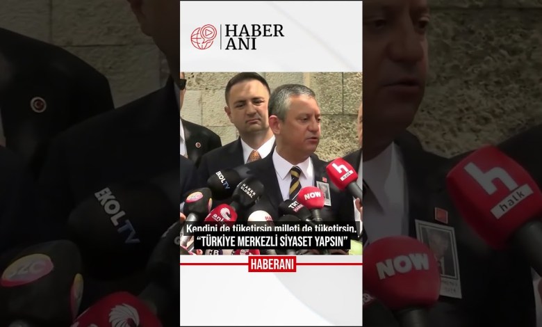Özgür Özel’den Erdoğan’a tavsiye: Türkiye merkezli siyaset yapsın Özgür Özel’den Erdoğan’a tavsiye: Türkiye merkezli siyaset yapsın