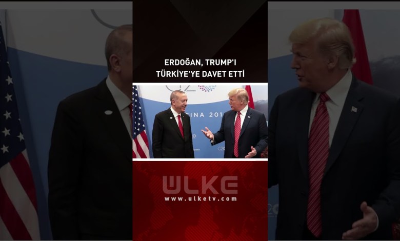 Erdoğan, Trump’ı Türkiye’ye Davet Etti #shorts Erdoğan, Trump’ı Türkiye’ye Davet Etti #shorts