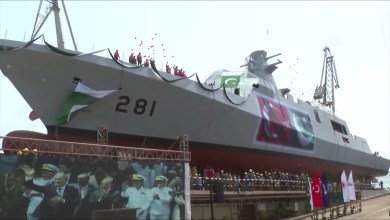 Pakistan MİLGEM Projesi’nin üçüncü gemisi denize indirildi (20 Mayıs 2022) Pakistan MİLGEM Projesi’nin üçüncü gemisi denize indirildi (20 Mayıs 2022)