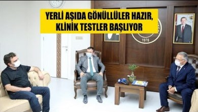 YERLİ AŞIDA GÖNÜLLÜLER HAZIR, KLİNİK TESTLER BAŞLIYOR (12 Ekim 2020) YERLİ AŞIDA GÖNÜLLÜLER HAZIR, KLİNİK TESTLER BAŞLIYOR (12 Ekim 2020)