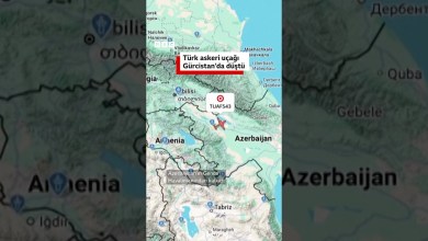 Türk askeri uçağı C-130 Gürcistan’da düştü Türk askeri uçağı C-130 Gürcistan’da düştü