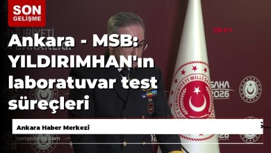 Ankara – MSB: YILDIRIMHAN’ın laboratuvar test süreçleri başarıyla tamamlandı Ankara – MSB: YILDIRIMHAN’ın laboratuvar test süreçleri başarıyla tamamlandı