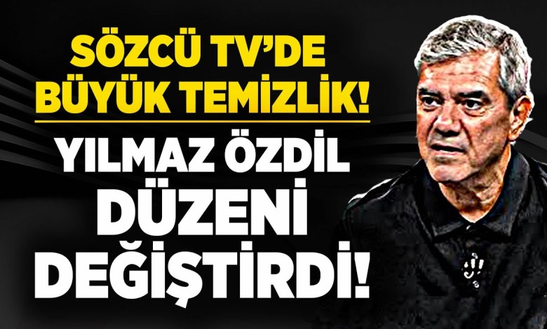 Yılmaz Özdil’in hamlesi Türkiye’yi karıştırdı! Sözcü TV’de büyük temizlik! Yılmaz Özdil’in hamlesi Türkiye’yi karıştırdı! Sözcü TV’de büyük temizlik!