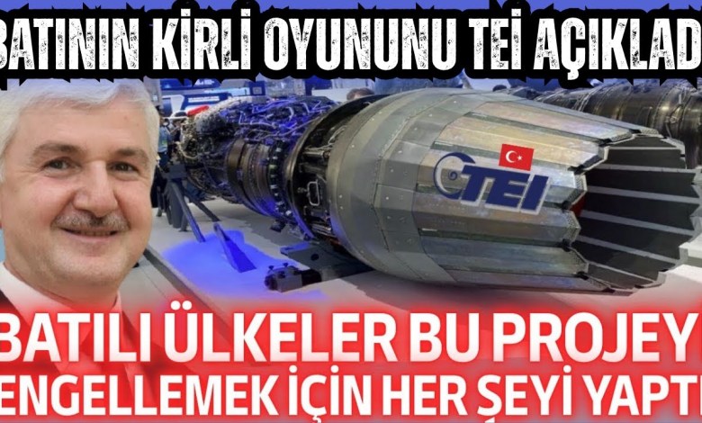 Batılı Ülkeler Bu Projeyi Engellemek İçin Her Şeyi Yaptı! Sabotaja Uğradık! TEİ Resmen Açıkladı Batılı Ülkeler Bu Projeyi Engellemek İçin Her Şeyi Yaptı! Sabotaja Uğradık! TEİ Resmen Açıkladı