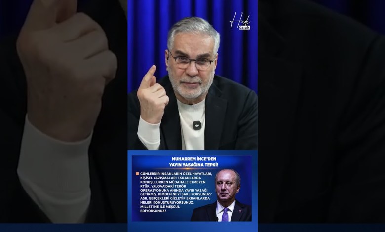 RTÜK kararına tepki gösteren Muharrem İnce neyi unuttu? Siyasi görüşü bir kenara bırakmanın zamanı! RTÜK kararına tepki gösteren Muharrem İnce neyi unuttu? Siyasi görüşü bir kenara bırakmanın zamanı!