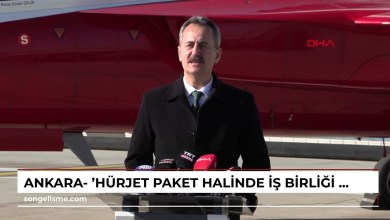 Ankara- ‘HÜRJET, paket halinde iş birliği sözleşmesi’ Ankara- ‘HÜRJET, paket halinde iş birliği sözleşmesi’