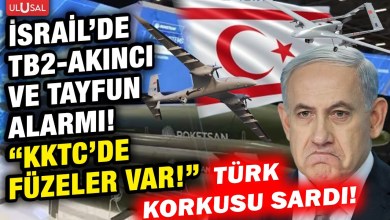İsrail’i Türk korkusu sardı! “Geçitkale’de TB2 ve Akıncı’lar Girne’de Tayfun füzeleri var!” İsrail’i Türk korkusu sardı! “Geçitkale’de TB2 ve Akıncı’lar Girne’de Tayfun füzeleri var!”