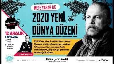 Konferans – Mete Yarar ile 2020 Yeni Dünya Düzeni Konferans – Mete Yarar ile 2020 Yeni Dünya Düzeni