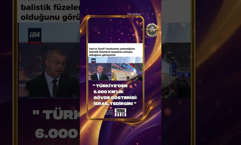 Türkiye’nin 6000 kilometrelik füzesi İsrail!’i sarstı I 2026 Türkiye’nin 6000 kilometrelik füzesi İsrail!’i sarstı I 2026
