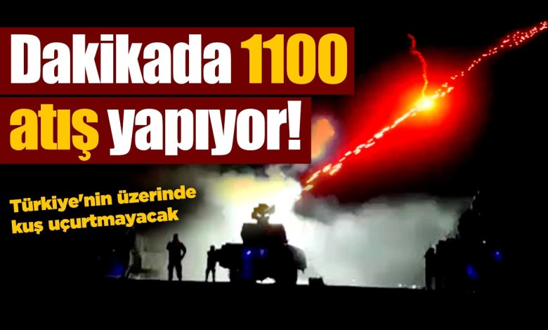 Türkiye’nin üzerinde kuş uçurtmayacak: Dakikada 1100 atış yapıyor! | Korkut hava savunma sistemi Türkiye’nin üzerinde kuş uçurtmayacak: Dakikada 1100 atış yapıyor! | Korkut hava savunma sistemi