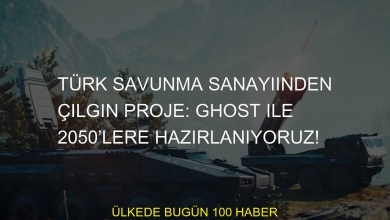 Türk savunma sanayiinden çılgın proje: GHOST ile 2050’lere hazırlanıyoruz! Türk savunma sanayiinden çılgın proje: GHOST ile 2050’lere hazırlanıyoruz!