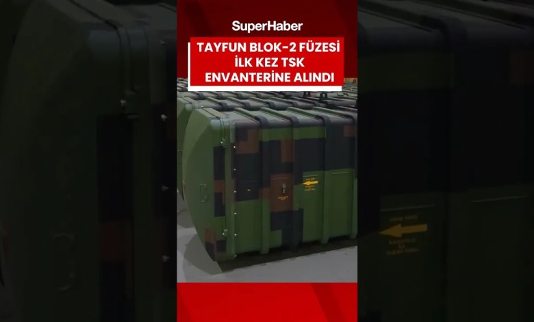 Uzun menzilli TAYFUN Blok-2 füzesi ilk kez Türk Silahlı Kuvvetleri envanterine alındı Uzun menzilli TAYFUN Blok-2 füzesi ilk kez Türk Silahlı Kuvvetleri envanterine alındı