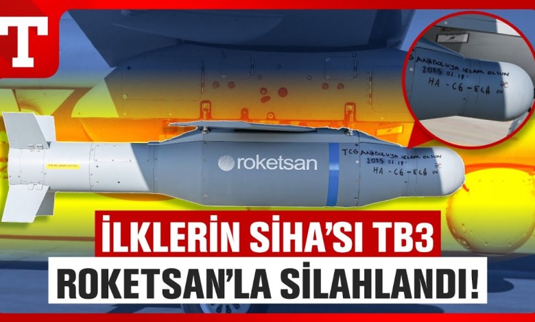 Katlanan Kanatlı SİHA Bayraktar TB3 Artık Silahlı! Milli Mühimmat MAM-T ile Hedefi 12’den Vurdu Katlanan Kanatlı SİHA Bayraktar TB3 Artık Silahlı! Milli Mühimmat MAM-T ile Hedefi 12’den Vurdu