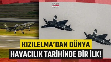 KIZILELMA’dan Dünya Havacılık Tarihinde Bir İlk! 2 İnsansız Savaş Uçağından Yakın Kol Uçuşu KIZILELMA’dan Dünya Havacılık Tarihinde Bir İlk! 2 İnsansız Savaş Uçağından Yakın Kol Uçuşu