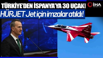 HÜRJET’in İspanya’ya Satışında İmzalar Atıldı: 30 Uçaklık Tedarik Anlaşması HÜRJET’in İspanya’ya Satışında İmzalar Atıldı: 30 Uçaklık Tedarik Anlaşması