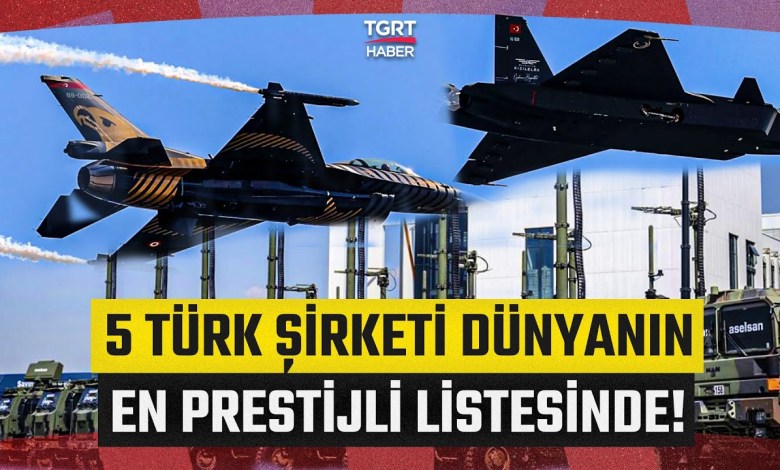 Savunma Sanayii Küresel Vitrinde Varlığını Güçlendirdi, 5 Türk Şirketi Listede Yer Aldı! Savunma Sanayii Küresel Vitrinde Varlığını Güçlendirdi, 5 Türk Şirketi Listede Yer Aldı!