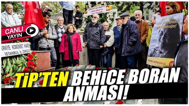 TİP, Türkiye’nin ilk kadın siyasi parti genel başkanı Behice Boran’ı andı! TİP, Türkiye’nin ilk kadın siyasi parti genel başkanı Behice Boran’ı andı!