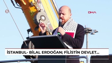İstanbul- Bilal Erdoğan: Filistin Devleti’nin toprak bütünlüğü tanınmadan mücadelemize ara vermey… İstanbul- Bilal Erdoğan: Filistin Devleti’nin toprak bütünlüğü tanınmadan mücadelemize ara vermey…