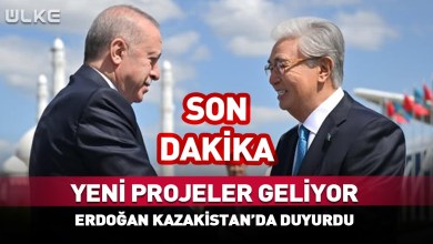 Ortak Üretim Dahil Yeni Projeler Geliyor! Erdoğan Kazakistan’dan Duyurdu Ortak Üretim Dahil Yeni Projeler Geliyor! Erdoğan Kazakistan’dan Duyurdu