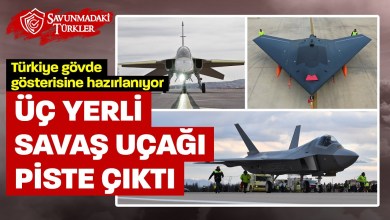 Üç yerli savaş uçağı peş peşe piste çıktı: 100’üncü yıla damga vuracaklar Üç yerli savaş uçağı peş peşe piste çıktı: 100’üncü yıla damga vuracaklar