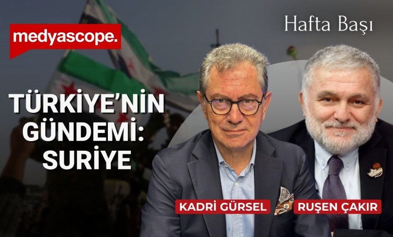 Suriye Türkiye’nin gündemini belirlemeyi sürdürüyor | Kadri Gürsel & Ruşen Çakır | Hafta Başı #CANLI Suriye Türkiye’nin gündemini belirlemeyi sürdürüyor | Kadri Gürsel & Ruşen Çakır | Hafta Başı #CANLI