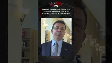 İmamoğlu’ndan Erdoğan’a sert yanıt! “Türkiye’nin yüzde 75’i karşında, vız gelir tırıs gider!” İmamoğlu’ndan Erdoğan’a sert yanıt! “Türkiye’nin yüzde 75’i karşında, vız gelir tırıs gider!”