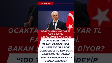 MEHMET ŞİMŞEK BORCUN FAİZİ I MEHMET ŞİMŞEK BORSA AÇIKLAMASI I EKONOMİ YORUMLARI #shorts MEHMET ŞİMŞEK BORCUN FAİZİ I MEHMET ŞİMŞEK BORSA AÇIKLAMASI I EKONOMİ YORUMLARI #shorts