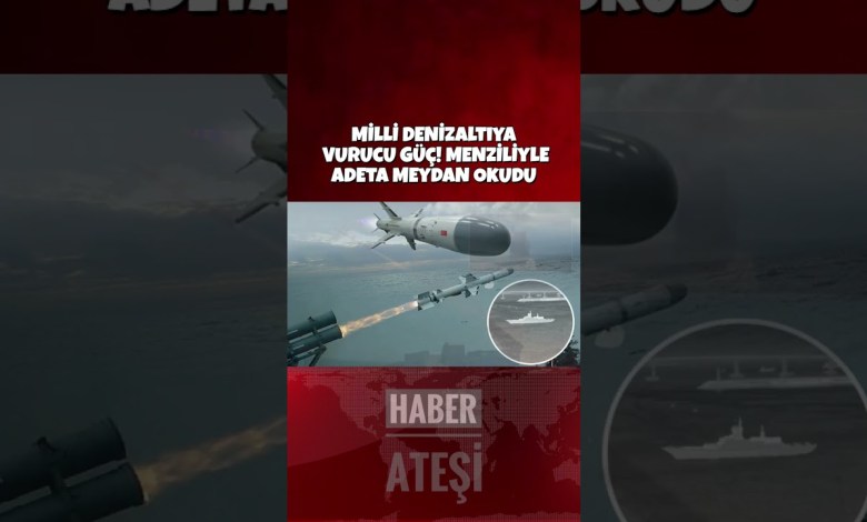 Milli Denizaltıya Vurucu Güç! Menziliyle Adeta Meydan Okudu #savunmasanayi #atmaca #shorts Milli Denizaltıya Vurucu Güç! Menziliyle Adeta Meydan Okudu #savunmasanayi #atmaca #shorts