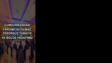 Cumhurbaşkanı Yardımcısı Yılmaz: Terörsüz Türkiye ve bölge hedefimiz Cumhurbaşkanı Yardımcısı Yılmaz: Terörsüz Türkiye ve bölge hedefimiz