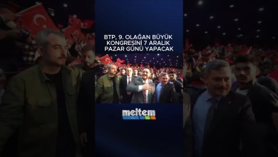 BTP 9. Olağan Büyük Kongresi 7 Aralık’ta BTP 9. Olağan Büyük Kongresi 7 Aralık’ta
