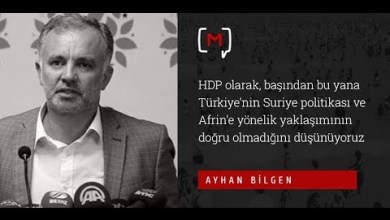 Bilgen: HDP olarak, Türkiye’nin Suriye politikası ve Afrin’e yönelik yaklaşımı doğru bulmuyoruz Bilgen: HDP olarak, Türkiye’nin Suriye politikası ve Afrin’e yönelik yaklaşımı doğru bulmuyoruz