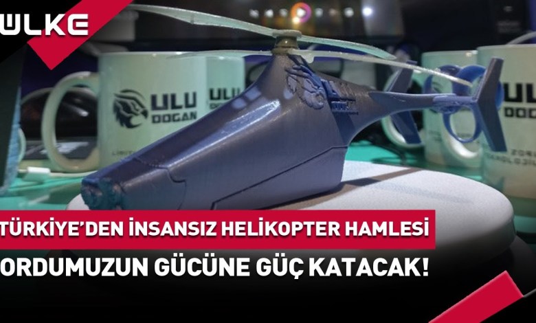 Türkiye’den İnsansız Helikopter Hamlesi! TSK’nın Gücüne Güç Katacak #haber Türkiye’den İnsansız Helikopter Hamlesi! TSK’nın Gücüne Güç Katacak #haber