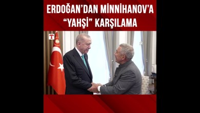Cumhurbaşkanı Erdoğan, Tataristan Cumhurbaşkanı Minnihanov’u, “Yahşi Misin?” Diyerek Karşıladı! Cumhurbaşkanı Erdoğan, Tataristan Cumhurbaşkanı Minnihanov’u, “Yahşi Misin?” Diyerek Karşıladı!