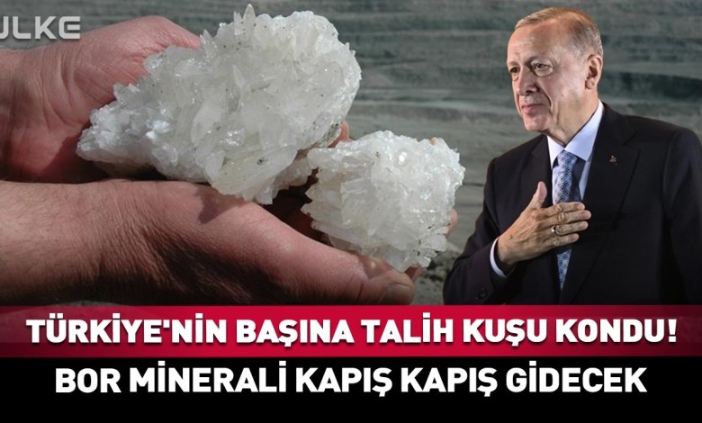 Türkiye’nin Başına Talih Kuşu Kondu! Bor Minerali Kapış Kapış Gidecek #haber Türkiye’nin Başına Talih Kuşu Kondu! Bor Minerali Kapış Kapış Gidecek #haber