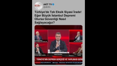 Türkiye’de Tek Eksik Siyasi İrade! Eğer Büyük İstanbul Depremi Olursa Güvenliği Nasıl Sağlayacağız? Türkiye’de Tek Eksik Siyasi İrade! Eğer Büyük İstanbul Depremi Olursa Güvenliği Nasıl Sağlayacağız?