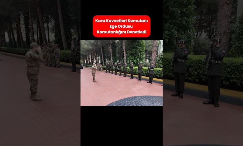 Ege Ordusu’nda Orgeneral Bayraktaroğlu’ndan Kritik Denetleme! Ege Ordusu’nda Orgeneral Bayraktaroğlu’ndan Kritik Denetleme!