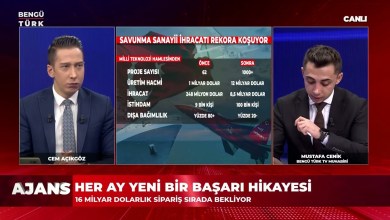 Türkiye Savunma Sanayii İhracatında Rekora Koşuyor Türkiye Savunma Sanayii İhracatında Rekora Koşuyor