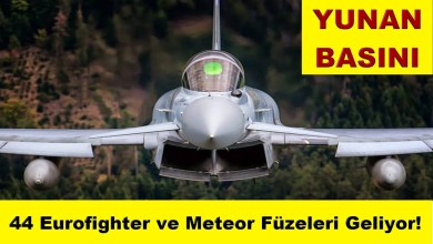 Türklere 44 Eurofighter ve Meteor Füzeleri Geliyor ! Ege’de Denge Değişiyor! Türklere 44 Eurofighter ve Meteor Füzeleri Geliyor ! Ege’de Denge Değişiyor!