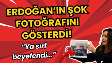 Erdoğan’ın “şok” fotoğrafını gösterdi! AKP’lilerden çıt çıkmadı: “Ya sırf beyefendi…” Erdoğan’ın “şok” fotoğrafını gösterdi! AKP’lilerden çıt çıkmadı: “Ya sırf beyefendi…”