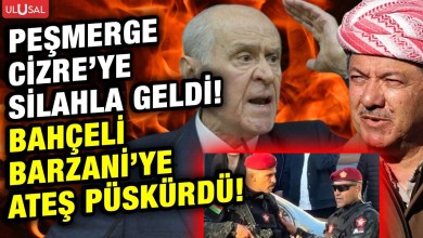Bahçeli: “Rezalet!” Barzani’nin Cizre ziyaretine peşmergelerle gelmesi siyasetin gündemine oturdu! Bahçeli: “Rezalet!” Barzani’nin Cizre ziyaretine peşmergelerle gelmesi siyasetin gündemine oturdu!