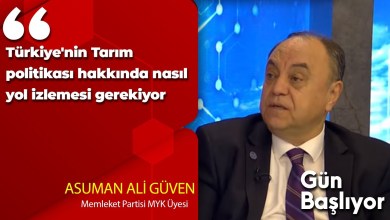 Türkiye’nin Tarım politikası hakkında nasıl yol izlemesi gerekiyor / Asuman Ali Güven Türkiye’nin Tarım politikası hakkında nasıl yol izlemesi gerekiyor / Asuman Ali Güven